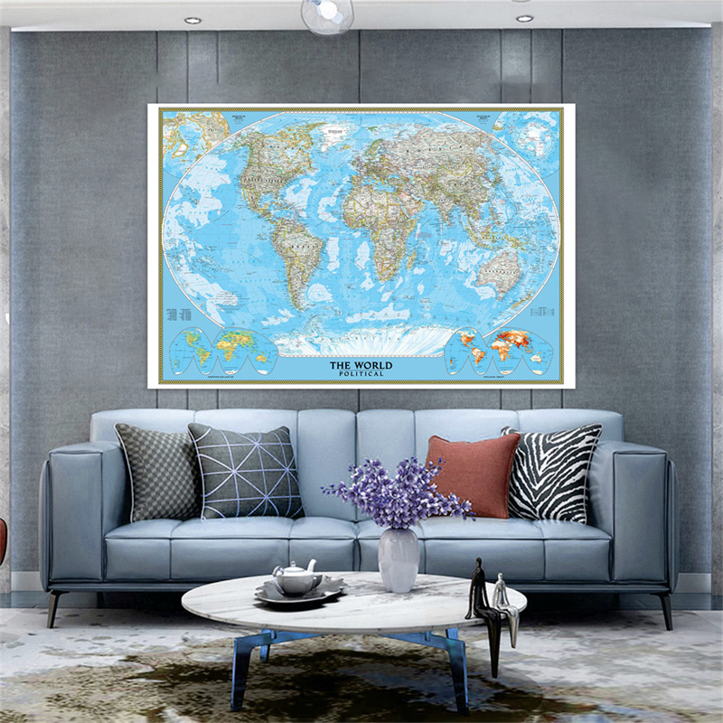 Star Map Poster - Plakat z mapą świata w języku