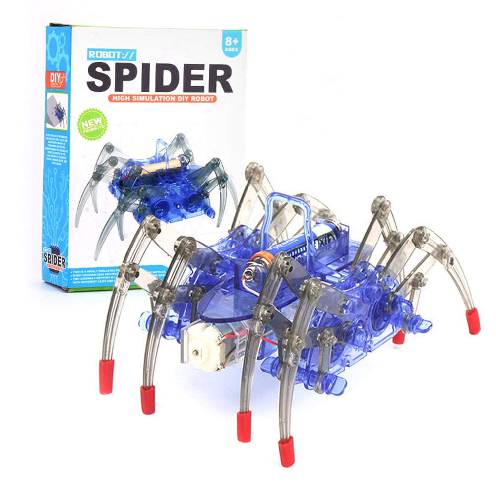 Science Robot - Elektryczny bioniczny robot-pająk – zestaw DIY,