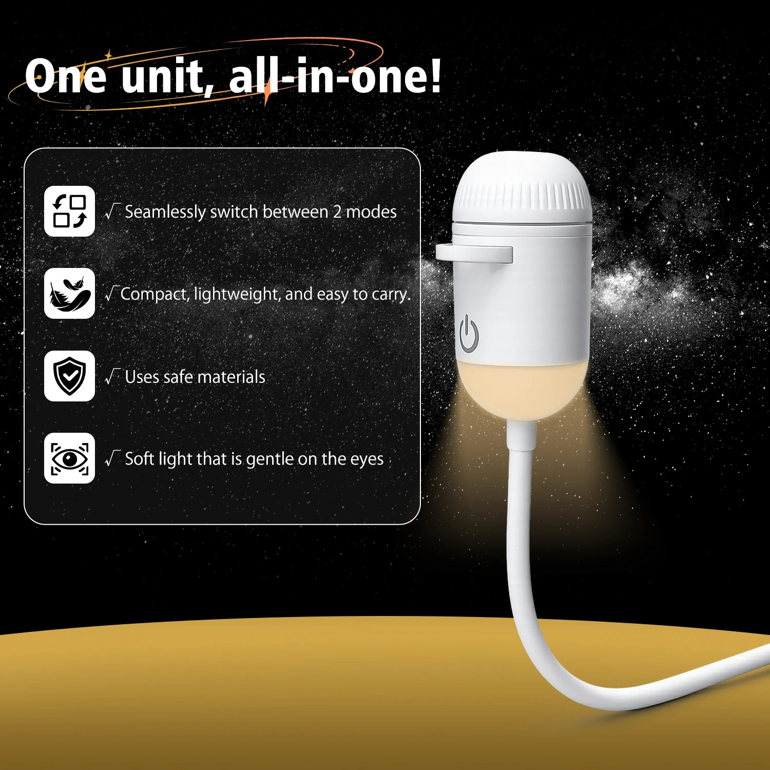 Projektor Gwiazd 2w1 USB Mini  – Planetarium Projector Home recenzja i cena