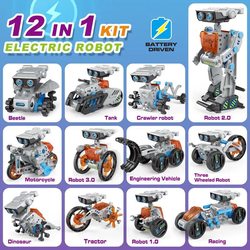 Zestaw 12 w 1 do eksperymentów – Science Robot recenzja i cena