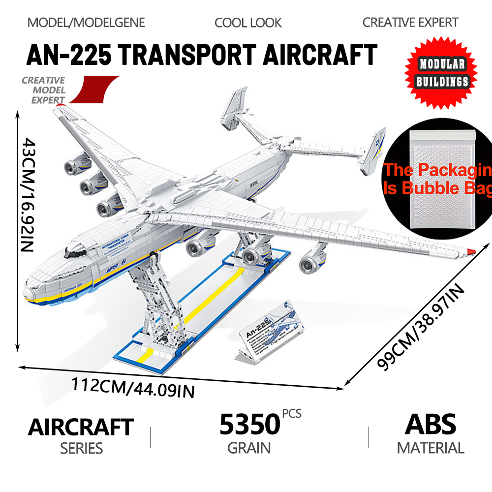 AN-225 duży model samolotu tra – Science Olympiad recenzja i cena