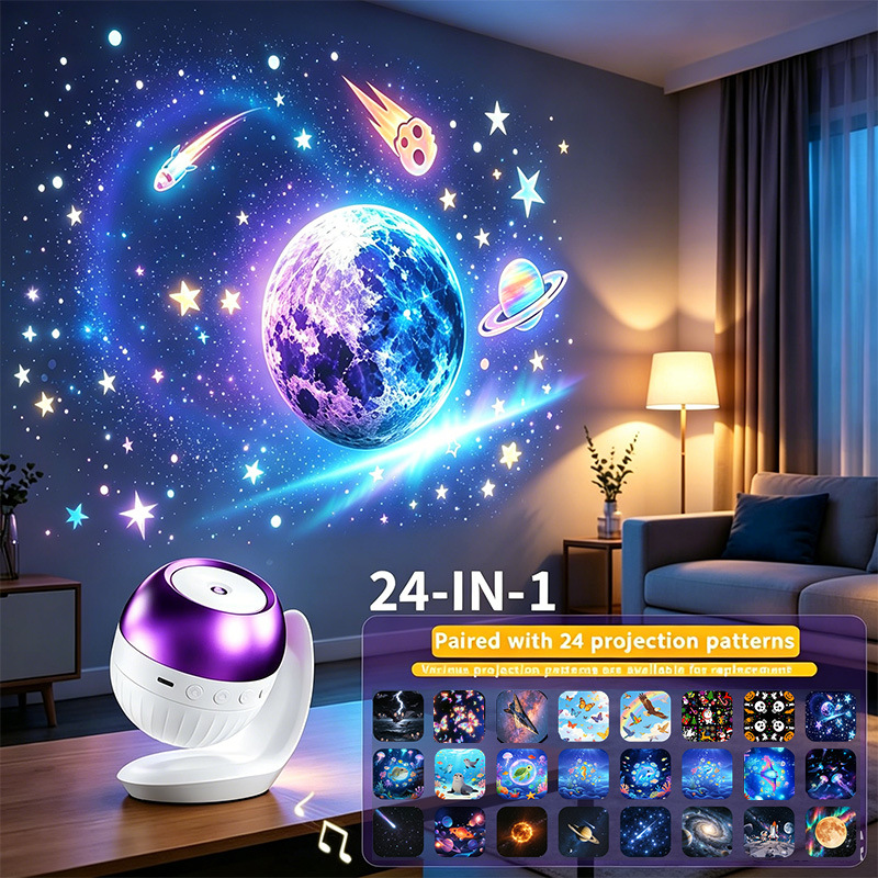 Projektor nocny 24-w-1 HD Gala – Planetarium Projector Home recenzja i cena