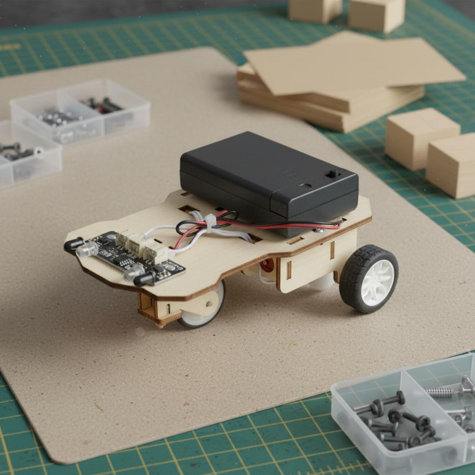 Drewniany Inteligentny Zestaw  – Science Robot recenzja i cena
